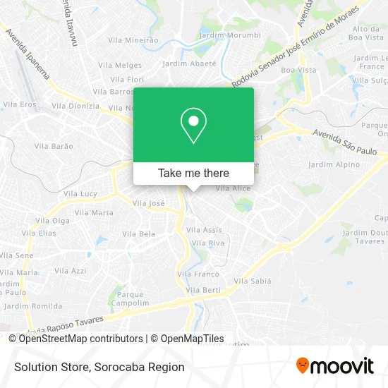 Solution Store map