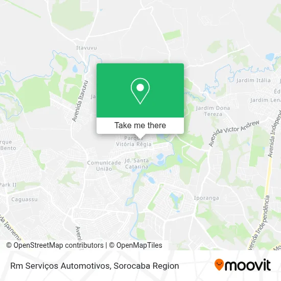 Rm Serviços Automotivos map