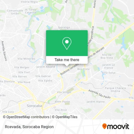 Rcevada map