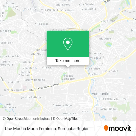 Use Mocha Moda Feminina map