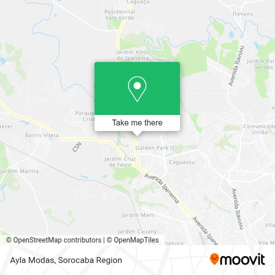 Ayla Modas map