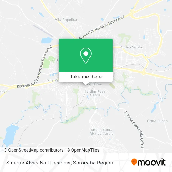 Simone Alves Nail Designer map