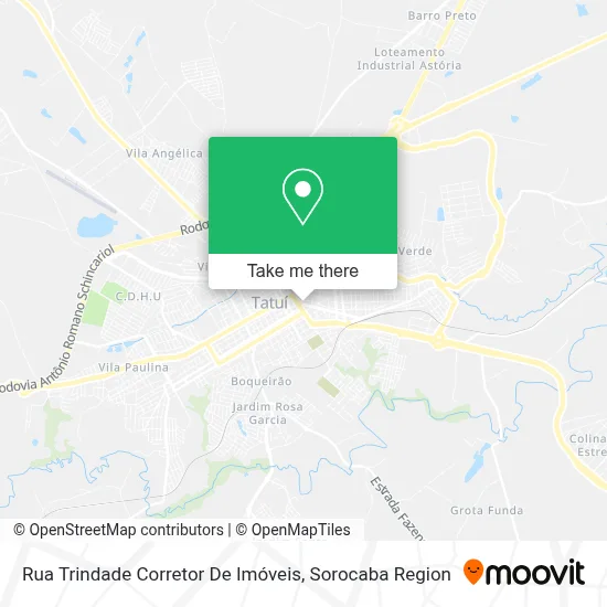 Rua Trindade Corretor De Imóveis map