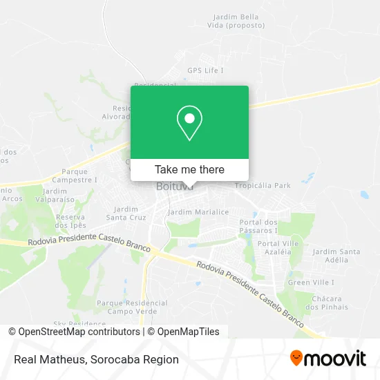 Real Matheus map