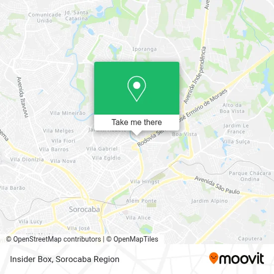 Insider Box map