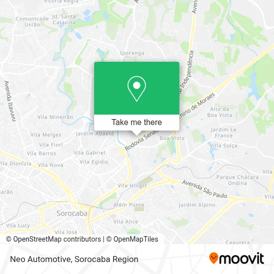 Neo Automotive map