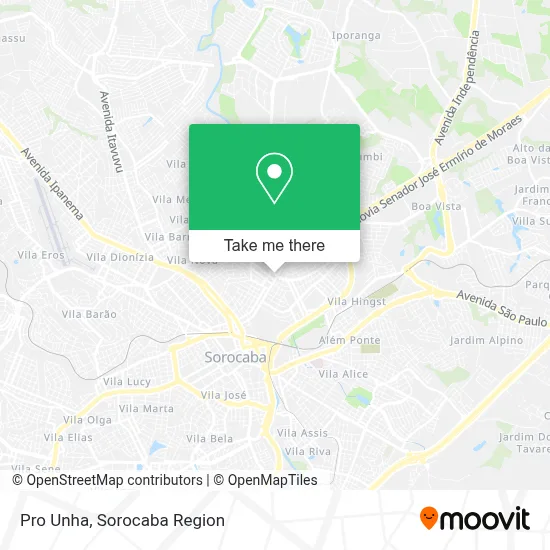 Pro Unha map