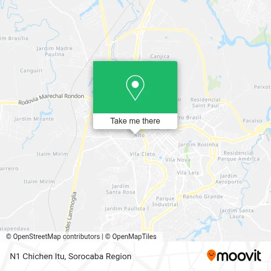 N1 Chichen Itu map