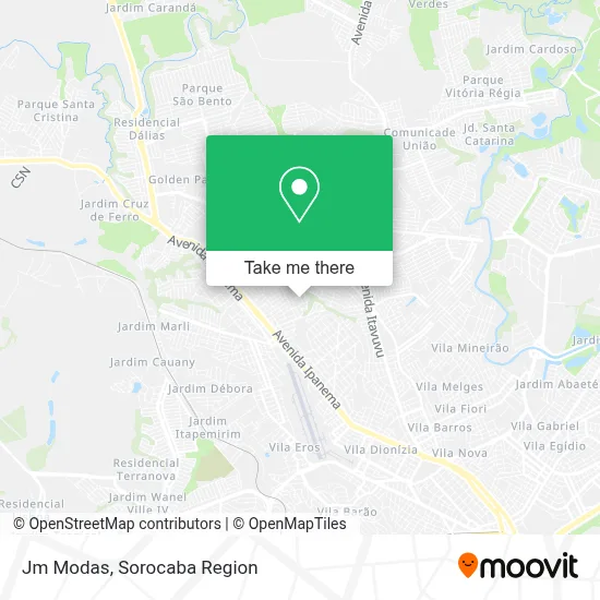 Jm Modas map
