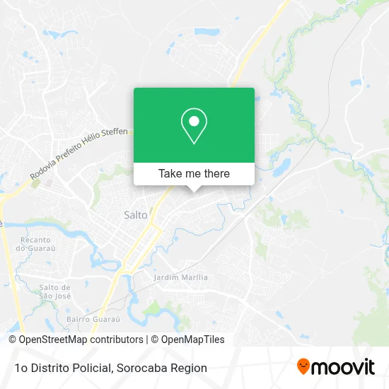 1o Distrito Policial map