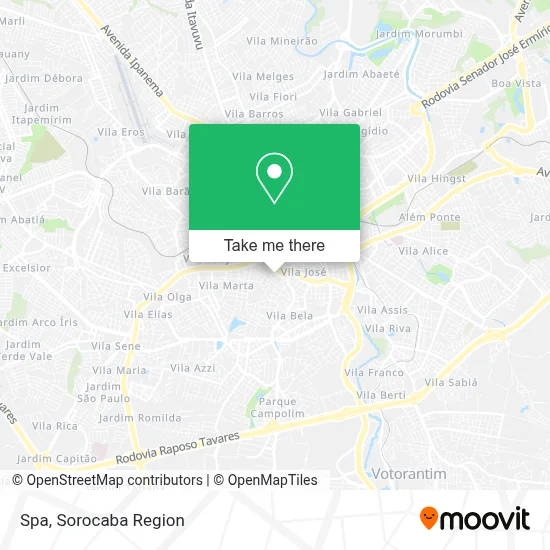 Spa map