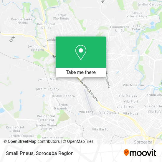 Small Pneus map