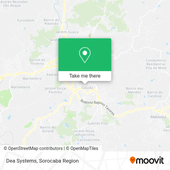 Dea Systems map