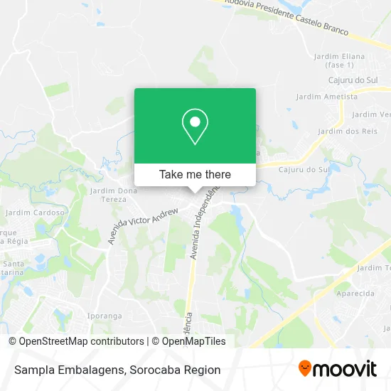 Sampla Embalagens map