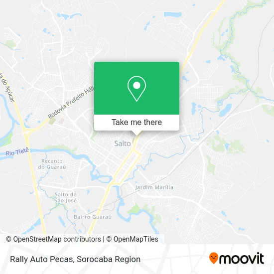 Rally Auto Pecas map