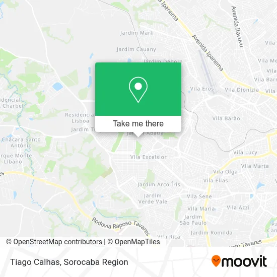 Tiago Calhas map