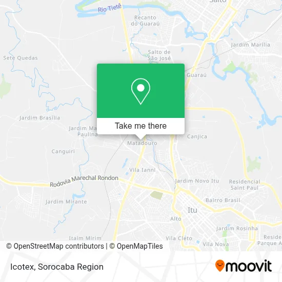 Icotex map