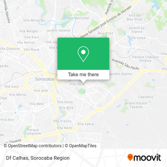 Df Calhas map