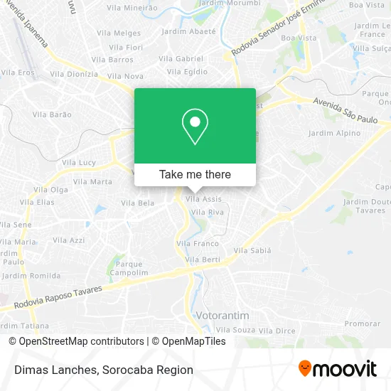 Dimas Lanches map