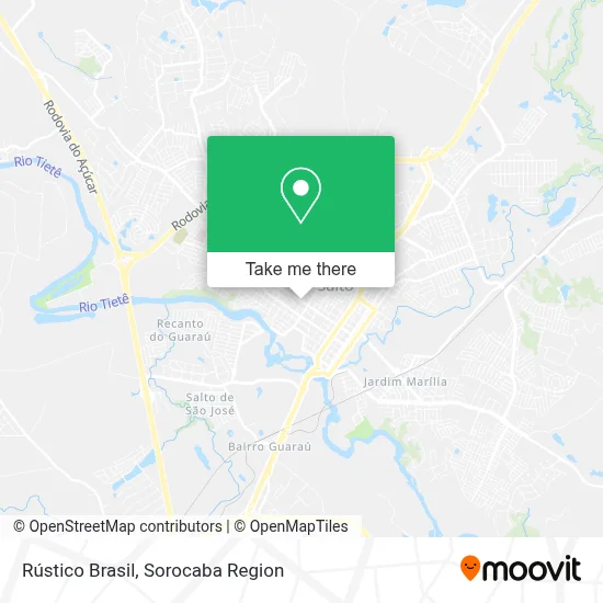 Rústico Brasil map