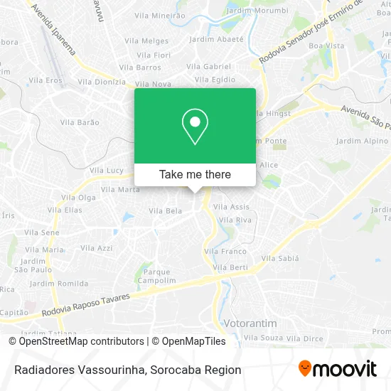 Radiadores Vassourinha map