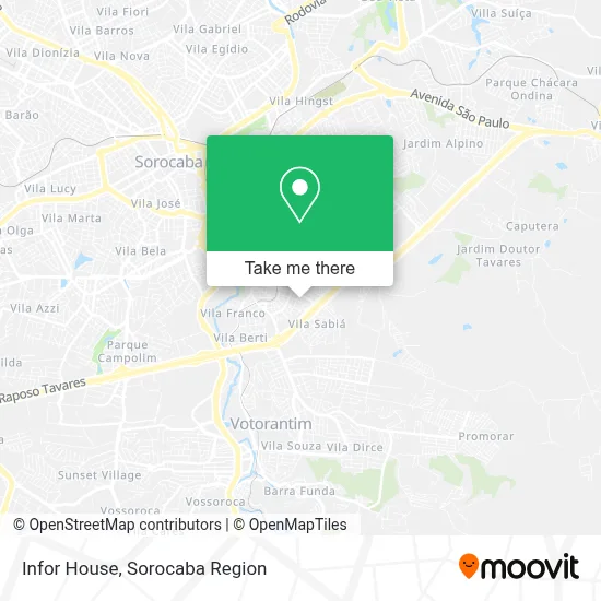Infor House map
