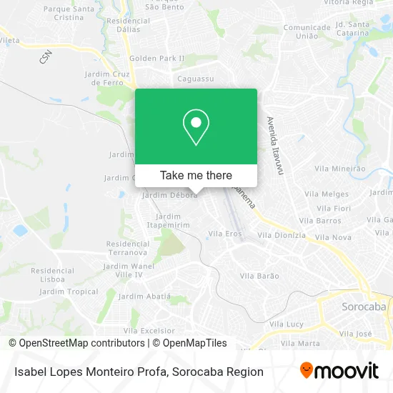 Isabel Lopes Monteiro Profa map