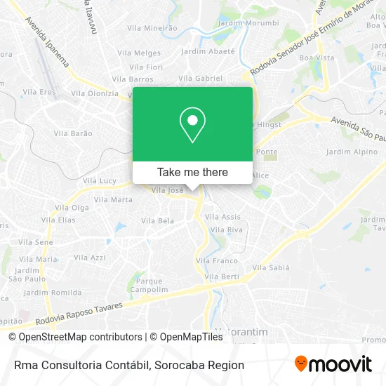 Rma Consultoria Contábil map