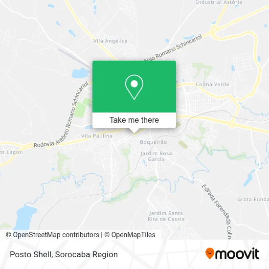 Posto Shell map