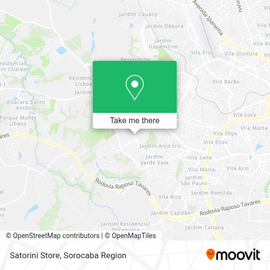 Satorini Store map