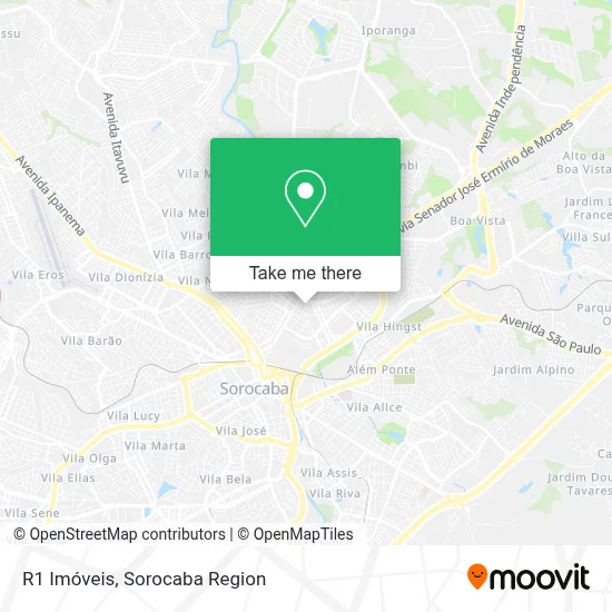 R1 Imóveis map