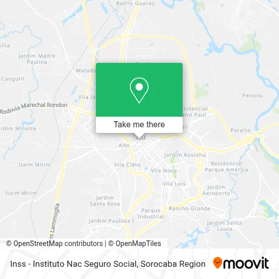 Inss - Instituto Nac Seguro Social map