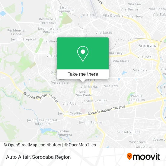 Auto Altair map