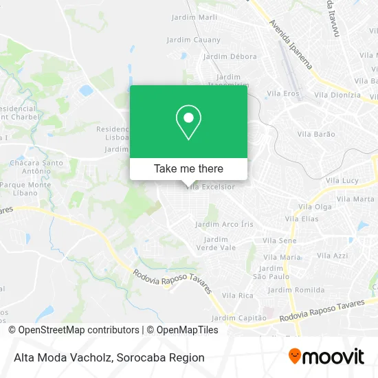 Alta Moda Vacholz map