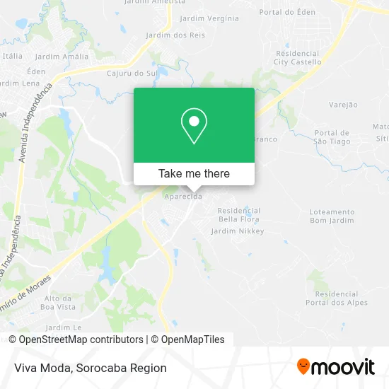 Viva Moda map