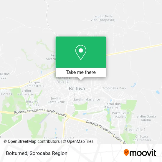 Boitumed map