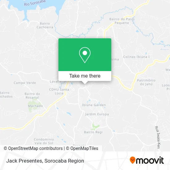 Jack Presentes map