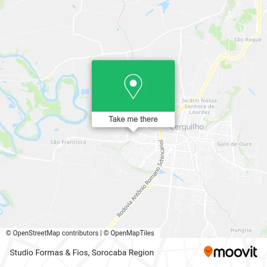 Studio Formas & Fios map