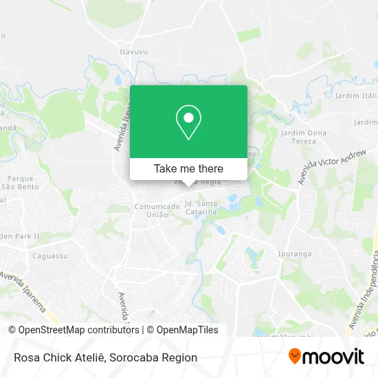 Rosa Chick Ateliê map