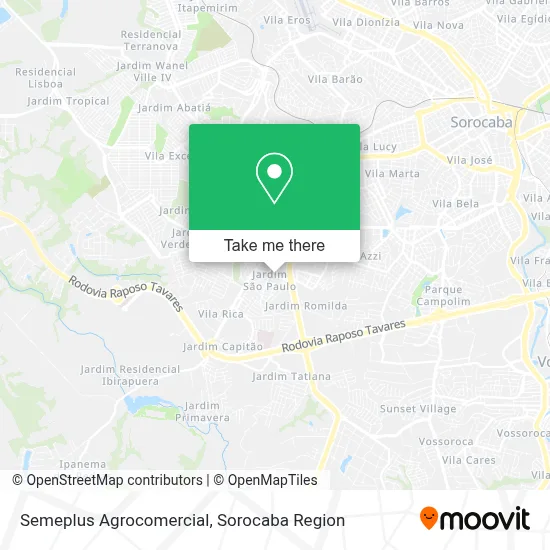 Semeplus Agrocomercial map