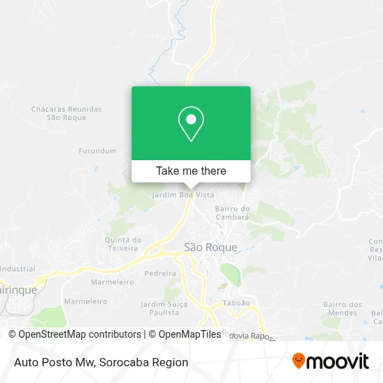 Auto Posto Mw map