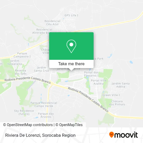Riviera De Lorenzi map