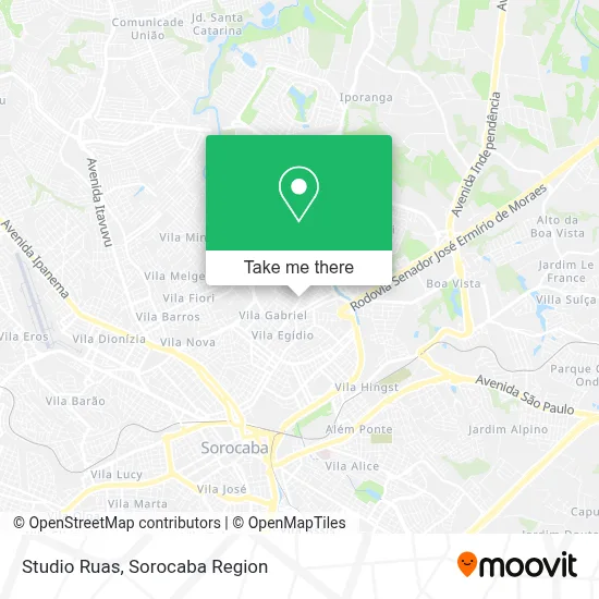Studio Ruas map