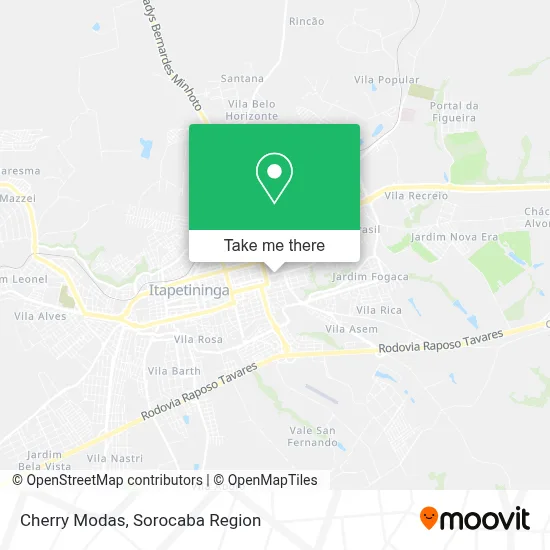 Cherry Modas map
