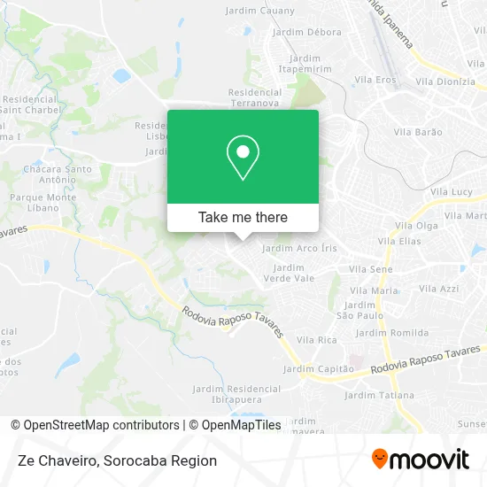 Ze Chaveiro map
