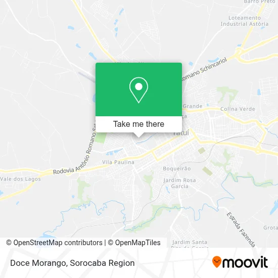 Doce Morango map