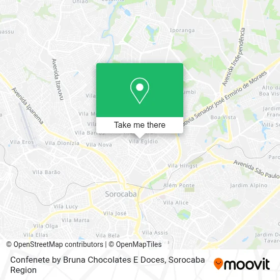 Confenete by Bruna Chocolates E Doces map