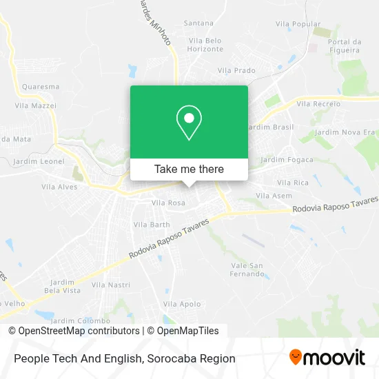 People Tech And English map