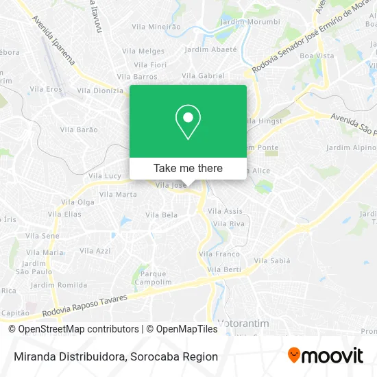 Miranda Distribuidora map