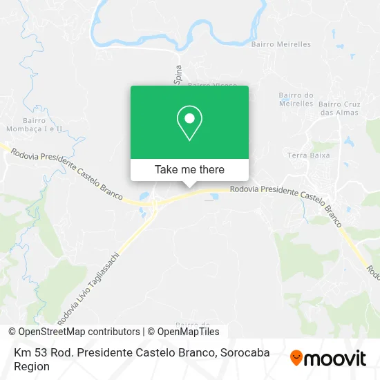 Km 53 Rod. Presidente Castelo Branco map